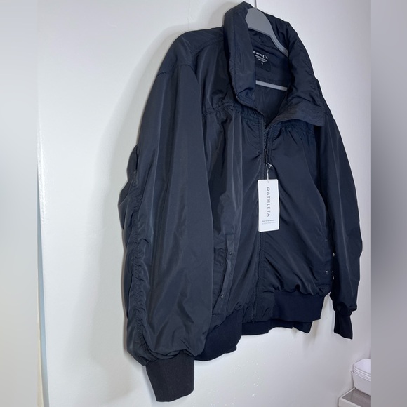Athleta Jetset Bomber Jacket Black 1X NWT - Picture 6 of 13